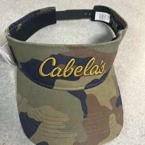 Cabela’s Camouflage Strapback Adjustable visor BNWT